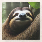 Brawn Fuzzy Sloth, Foto Block Glasuntersetzer (Vorderseite)