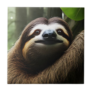 Brawn Fuzzy Sloth, Keramik Tile Fliese