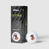 Brawn Geometric Dog Golfball (Verpackungen)