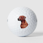 Brawn Geometric Dog Golfball (Vorderseite)