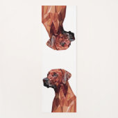 Brawn Geometric Dog Yogamatte (Vorderseite)