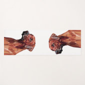 Brawn Geometric Dog Yogamatte (Vorderseite (Horizontal))