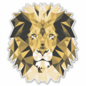 Brawn Geometric Lion Aufkleber (Vorderseite)