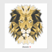 Brawn Geometric Lion Aufkleber (Blatt)
