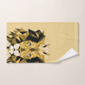 Brawn Geometric Lion Badhandtuch Set (Handtuch)