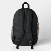 Brawn Geometric Pattern Backpack Bedruckter Rucksack (Rückseite)