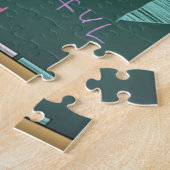 Brawn Girl und positive Worte Puzzle (Seite)