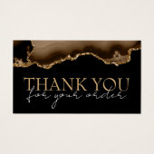 Brawn gold agge danke Ihnen Rabattkarte (Vorderseite)