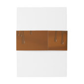 Brawn Gold Chocolate Bar or Bat Mitzvah Einladungsbanderole (Rückseitenbeispiel)