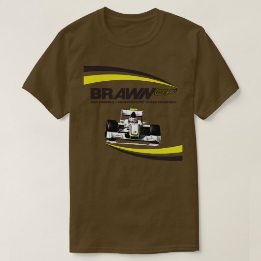 Brawn GP Formel Eins T-Shirt (Design vorne)