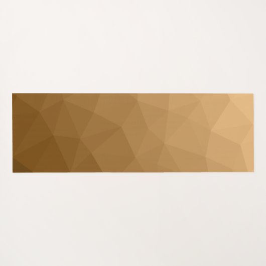 Brawn Gradient Geometric Mesh Pattern Yogamatte (Rückseite (Horizontal))