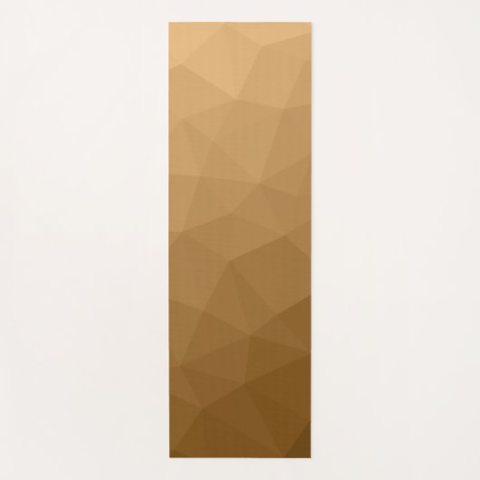 Brawn Gradient Geometric Mesh Pattern Yogamatte (Vorderseite)