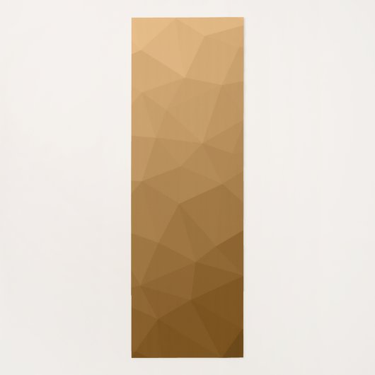 Brawn Gradient Geometric Mesh Pattern Yogamatte (Rückseite)