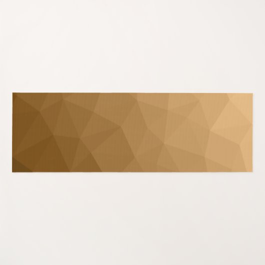 Brawn Gradient Geometric Mesh Pattern Yogamatte (Vorderseite (Horizontal))