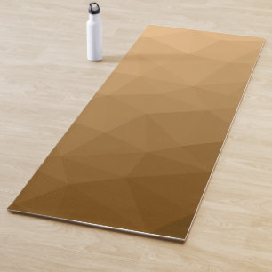 Brawn Gradient Geometric Mesh Pattern Yogamatte