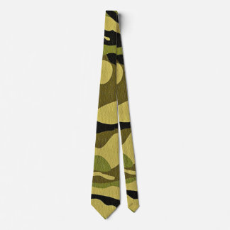 Brawn Green and Black Camouflage Krawatte