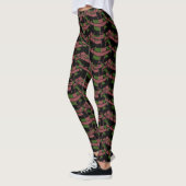 Brawn Green & Black Abstrakt Yoga Lady Leggings (Links)
