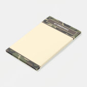 Brawn & Green Camouflage Army Fatigue Camouflage Post-it Klebezettel (angewinkelt)