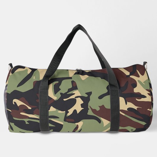 Brawn Green Camouflage Athletic Travel Gym Duffle Bag (Rückseite)