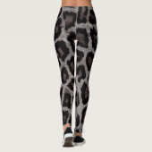 Brawn Grewn Black Leopard Animal Print Leggings (Rückseite)