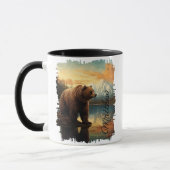 Brawn Grizzly Bear Mountain Tasse (Links)