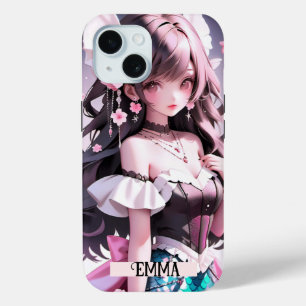 Brawn Haired Mermaid Individuelle Name Girly Girl Case-Mate iPhone Hülle