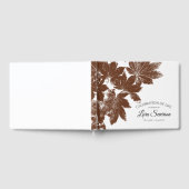 Brawn Herbstlaubs feiert Lebensdenkmal Gästebuch (Voll)