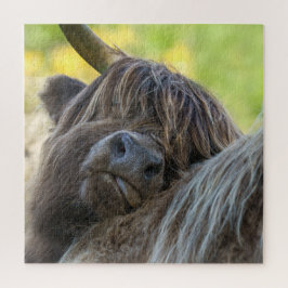 Brawn Highland Cow Puzzle