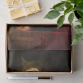 Brawn Horse on Farm Nur ein Mädchen, das Pferde Li Seidenpapier (Geschenk)