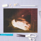 Brawn Horse on Farm Nur ein Mädchen, das Pferde Li Seidenpapier (Handwerk)