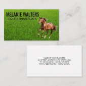 Brawn Horse Running Visitenkarte (Vorne/Hinten)