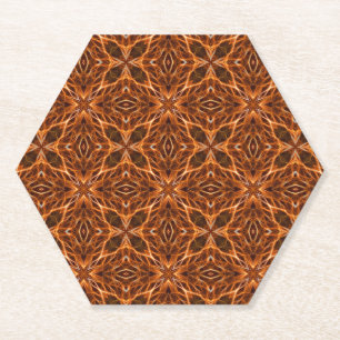 Brawn Kaleidoscope Mandala Pattern-23100 Untersetzer