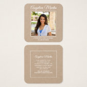 Brawn Kraft Grad Square Vertikales Foto Profil (Vorne & Hinten)