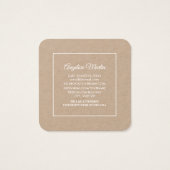 Brawn Kraft Grad Square Vertikales Foto Profil (Rückseite)