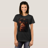 Brawn Labrador Face I Dog Labrador Kostüm T-Shirt (Vorne ganz)