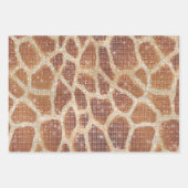 Brawn Leopard Animal Print Sparkon Geschenkpapier Set (Vorderseite 3)