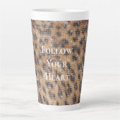Brawn Leopard Animal Print Sparkon Milchtasse (Vorderseite)