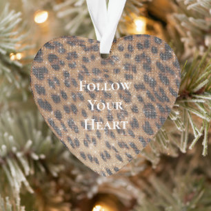Brawn Leopard Animal Print Sparkon Ornament