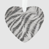 Brawn Leopard Animal Print Sparkon Ornament (Rückseite)