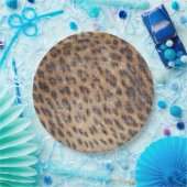 Brawn Leopard Animal Print Sparkon Pappteller (Party)