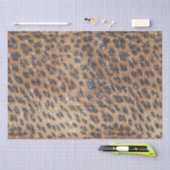 Brawn Leopard Animal Print Sparkon Seidenpapier (Handwerk)