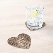 Brawn Leopard Animal Print Sparkon Untersetzer (Vor Ort)