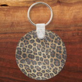Brawn Leopard Animal Sparkle Schlüsselanhänger (Rückseite)
