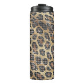 Brawn Leopard Animal Sparkle Thermosbecher (Vorderseite)