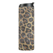 Brawn Leopard Animal Sparkle Thermosbecher (Nach links gedreht)