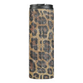 Brawn Leopard Animal Sparkle Thermosbecher (Rückseite)