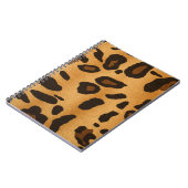 Brawn Leopard Print Animal Muster Notizblock (Linke Seite)