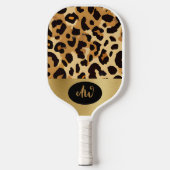 Brawn Leopard Print Electronics Bag Pickleball Schläger (Vorderseite)