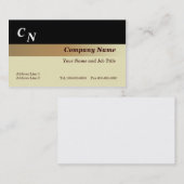 Brawn Linear Gradient Visitenkarte (Vorne/Hinten)