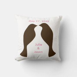 Brawn Love Birds - Square Kissen